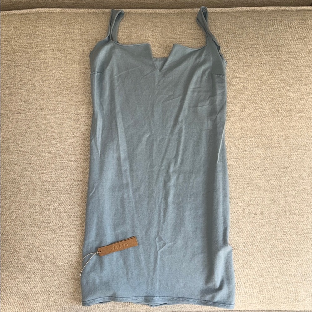 SKIMS NWT Light Blue Scoop Neck Tank Dress